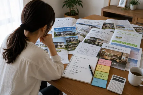 家づくりの始め方に迷う様子