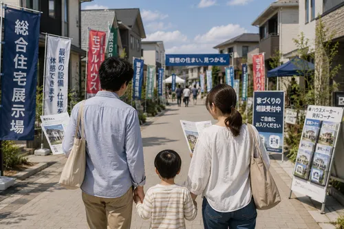 住宅メーカー探しで忙しい様子