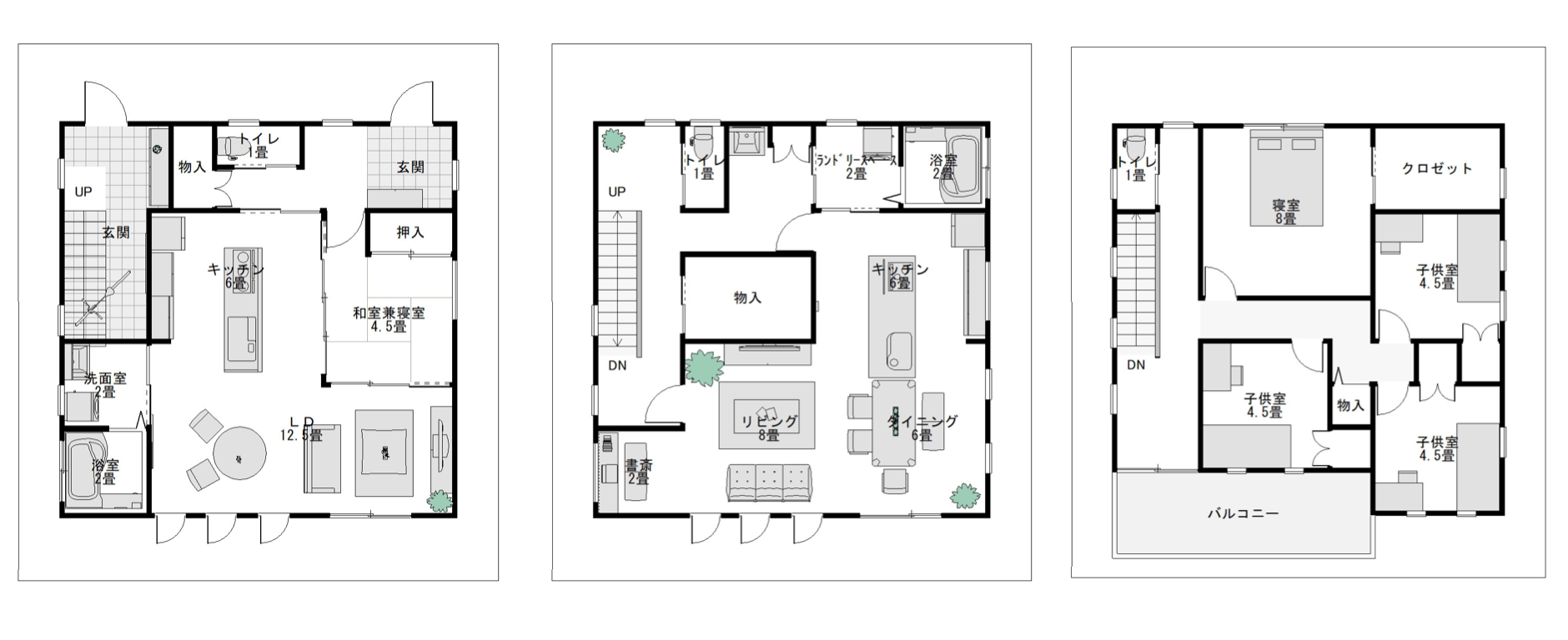 3階建て30坪二世帯住宅