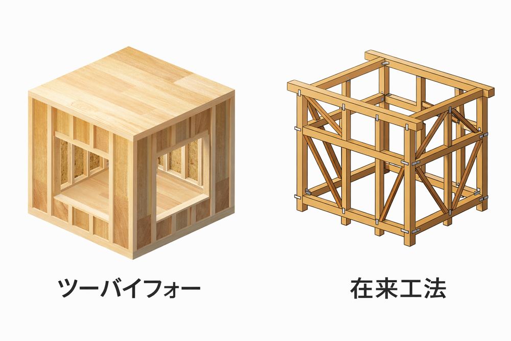 ツーバイと在来