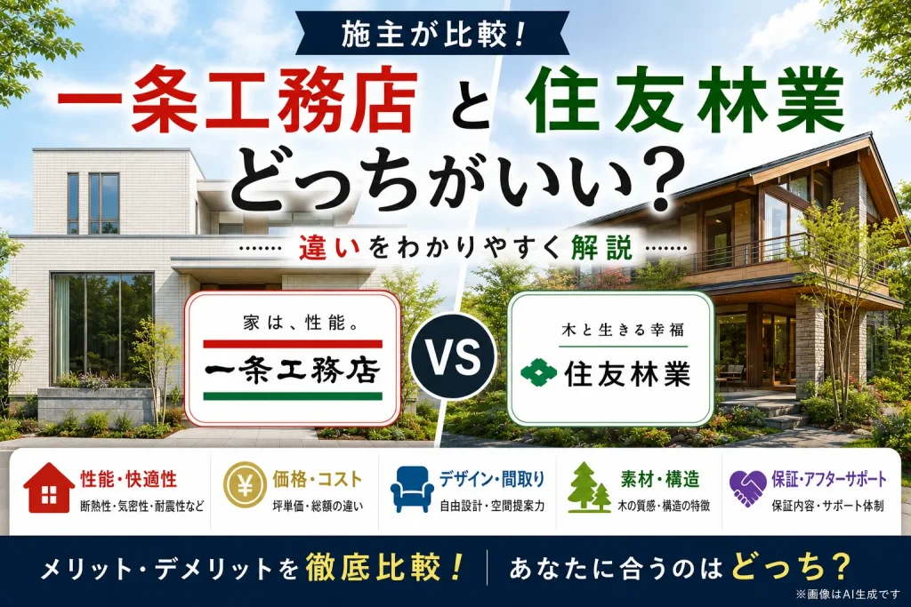 一条工務店 住友林業