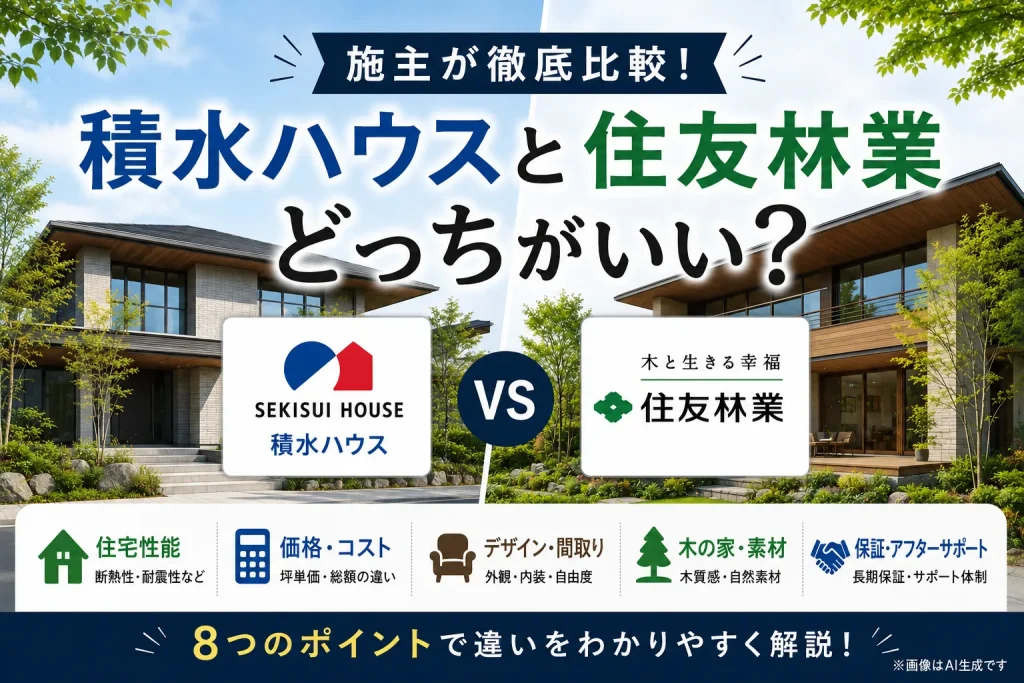 積水ハウス 住友林業