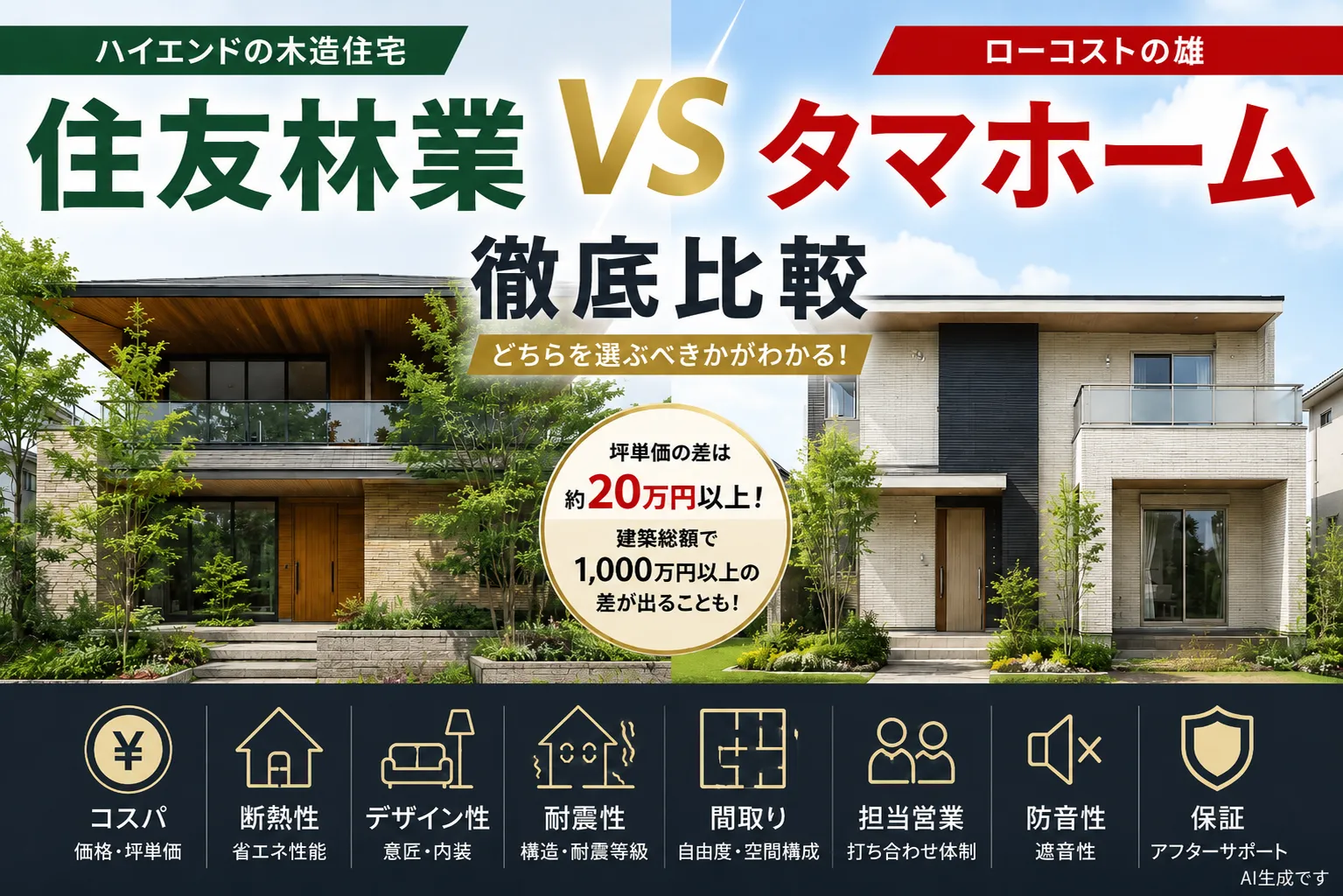 住友林業 タマホーム