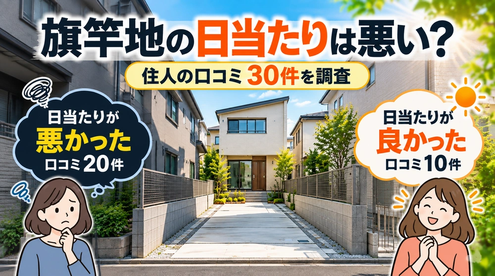 旗竿地 日当たり