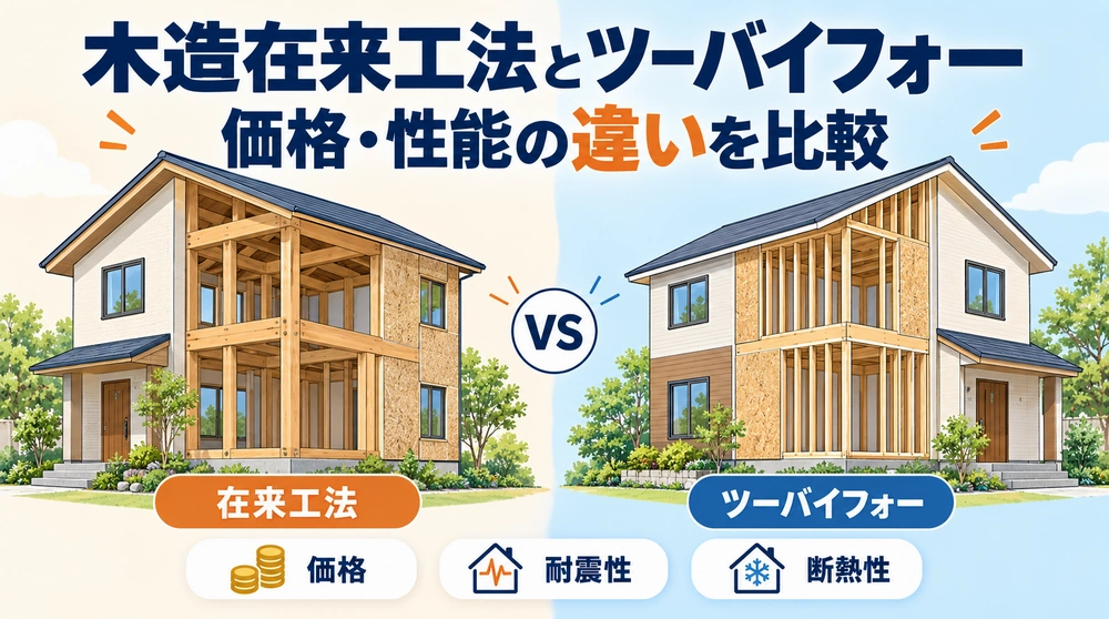 在来工法とツーバイ
