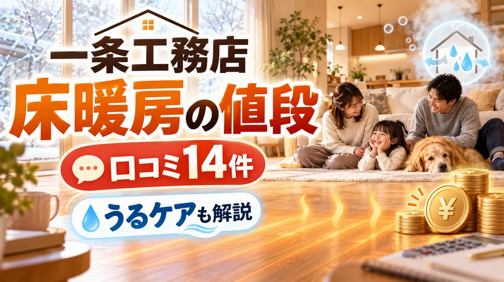 一条工務店 床暖房 値段